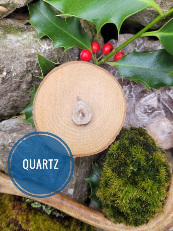 bois de renne et quartz