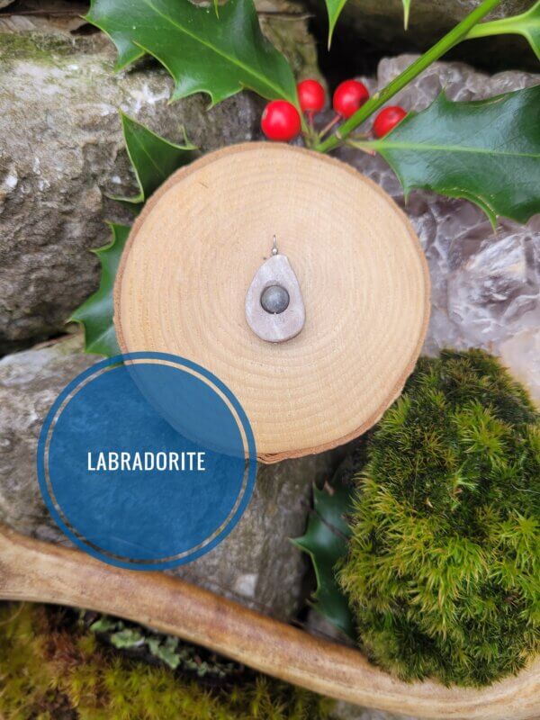 bois de renne et labradorite