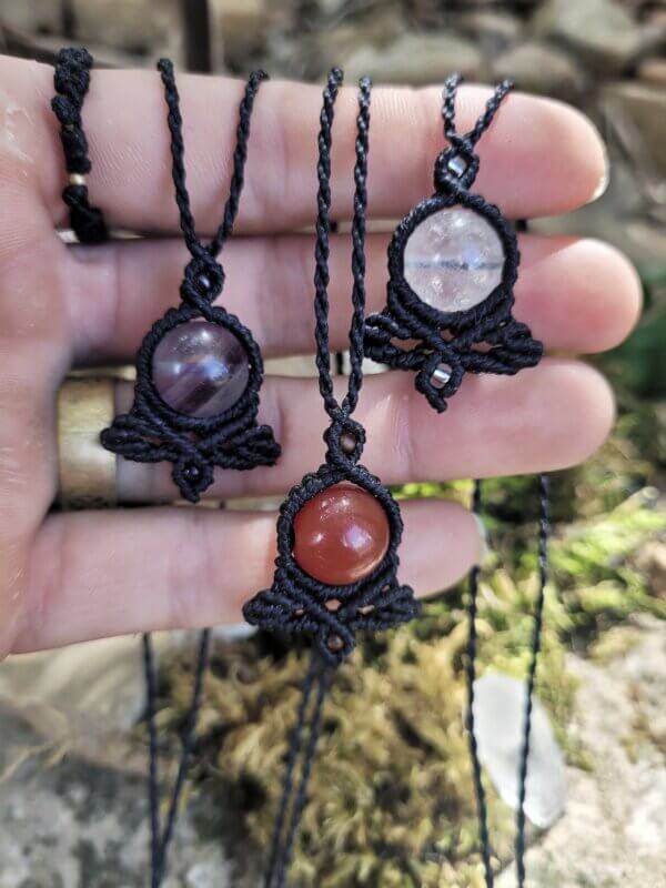 collier graine de fée fait main