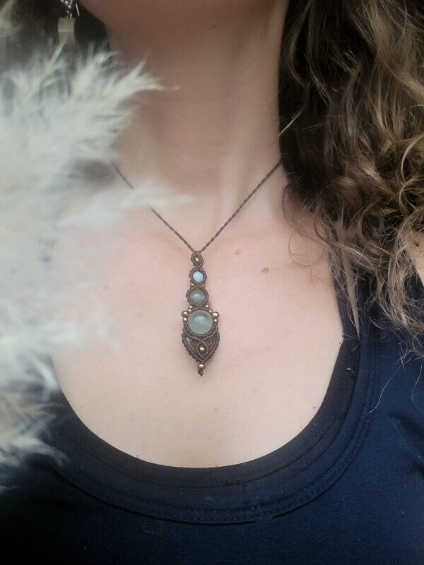 collier macramé