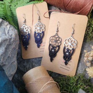 Boucle d'oreille Graine de vie